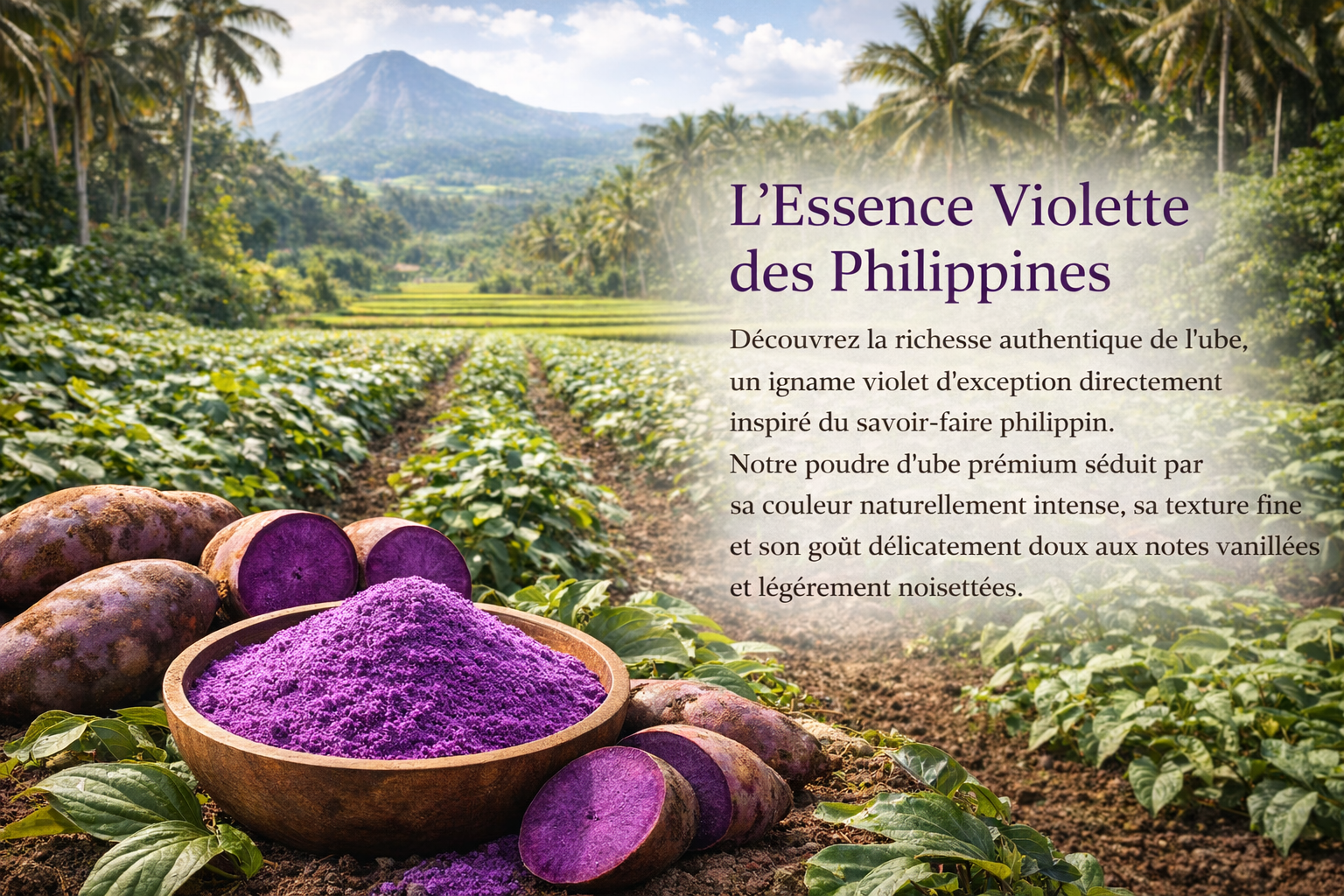 Poudre d'Ube Premium 40g La tasse colorée