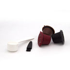 Lot de 3 capsules réutilisables pour machine Nespresso® La tasse colorée