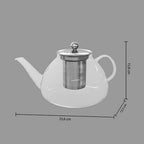 Théière en verre 1,3 L La tasse colorée