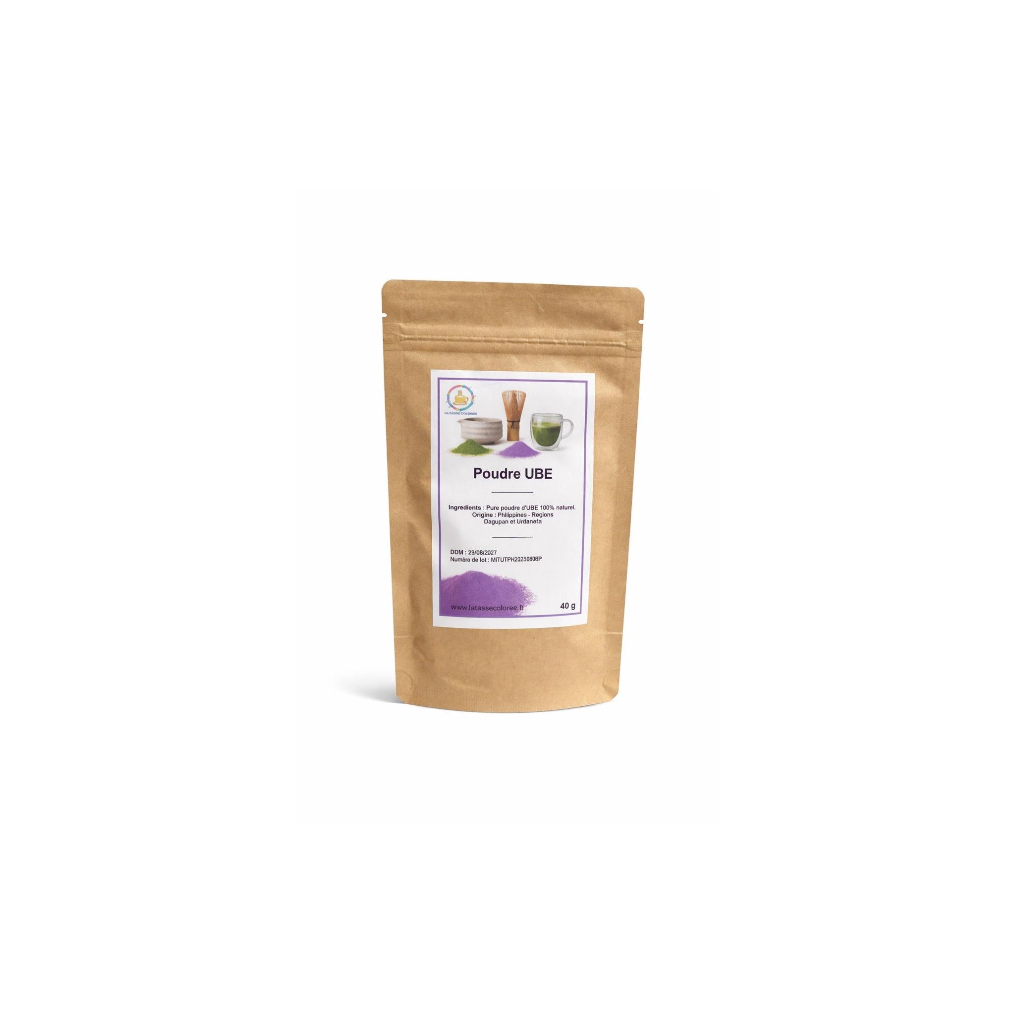 Poudre d'Ube Premium 40g La tasse colorée